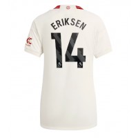 Manchester United Christian Eriksen #14 Tretí Ženy futbalový dres 2023-24 Krátky Rukáv
